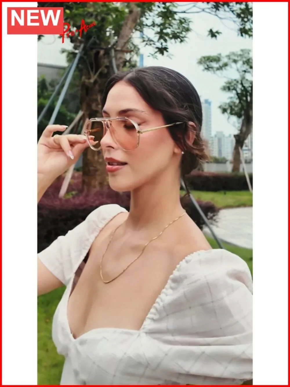 Oversized Aviator Sunglasses Retr